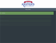 Tablet Screenshot of kieffers.com